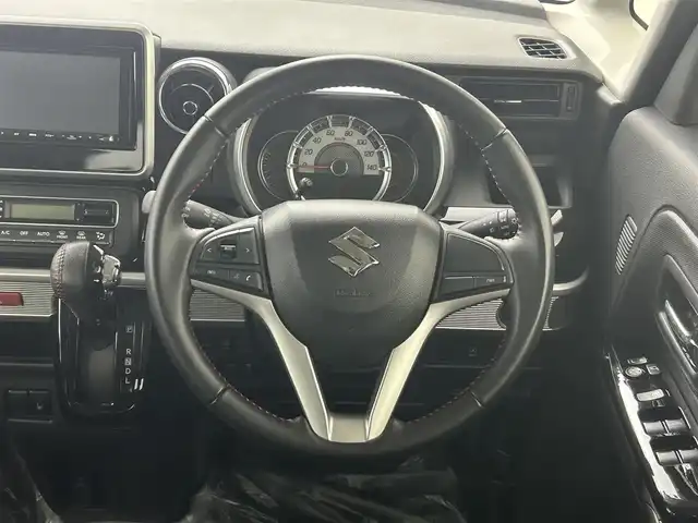 スズキ スペーシア カスタム HYBRID XS 埼玉県 2020(令2)年 5.7万km フェニックスレッドパール 両側パワースライドドア　社外ナビ　フルセグ　Bluetooth　DVD　SD　ＥＴＣ　Ｄ席シートヒーター　ＬＥＤヘッドライト　ＬＥＤフォグランプ　後席サーキュレーター　後席サンシェード　