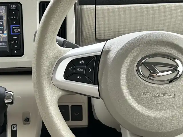ダイハツ ムーヴ キャンバス G メイクアップ VS SAⅢ 福島県 2021(令3)年 3.6万km パールホワイトⅢ/ナチュラルベージュマイカメタリック 2トーン スマートアシスト3/衝突回避支援ブレーキ/車線逸脱警報/誤発進抑制制御/先行車発進お知らせ/オートハイビーム/純正ナビゲーション/型番：NMZK-W71D/【DVD/USB/SD/BT/TV】/パノラマモニター/ビルトインETC/ドライブレコーダー/両側パワースライドドア/運転席シートヒーター/LEDオートライト/LEDフォグランプ/ドアバイザー
