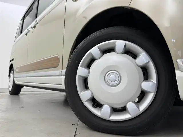 ダイハツ ムーヴ キャンバス G メイクアップ VS SAⅢ 福岡県 2021(令3)年 3.6万km パールホワイトⅢ/ナチュラルベージュマイカメタリック 2トーン 純正ナビ／フルセグＴＶ／BT/ＥＴＣ　/ドライブレコーダー　/両側パワースライドドア　/全方位カメラ　/シートヒーター　/衝突軽減被害システム　/横滑り防止装置　/オートライト　/アイドリングストップ　/オートハイビーム