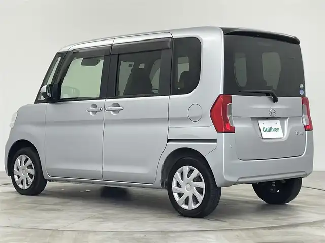ダイハツ タント X リミテッド SAⅢ 群馬県 2018(平30)年 2.2万km ブライトシルバーメタリック 純正７インチナビ　パノラマモニター　両側パワースライドドア　オートマチックハイビーム　ベンチシート　コーナーセンサー　スマートキー　横滑り防止装置　盗難防止装置　ＥＴＣ　アイドリングストップ　禁煙車