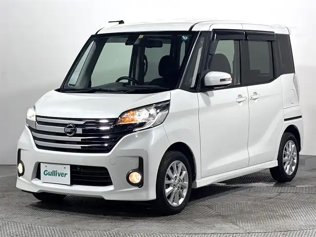 日産 デイズ ルークス X Vセレ +SeftyⅡ 大阪府 2014(平26)年 1.5万km 白 純正9incナビTV 360カメラ シートヒーター 衝突軽減ブレーキ レーンアシスト オートハイビーム スマートキー プッシュスタート パワースライドドア 前後ドライブレコーダー ETC