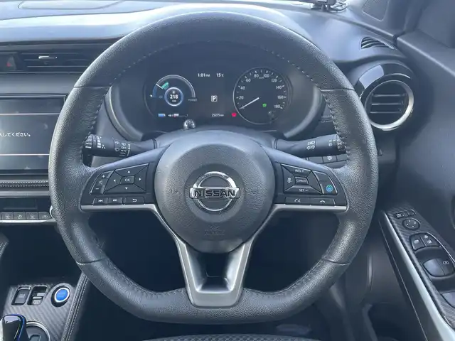 日産 キックス X 島根県 2021(令3)年 2.6万km ブリリアントホワイトパール 登録時走行距離25275km/保証書/取扱説明書/ワンオーナー/純正ナビ（フルセグTV・Bluetooth・CD・DVD・FM・AM）/プロパイロット/アラウドビューモニター/デジタルインナーミラー/プッシュスタート/LEDヘッドライト/衝突被害軽減システム/ETC2.0