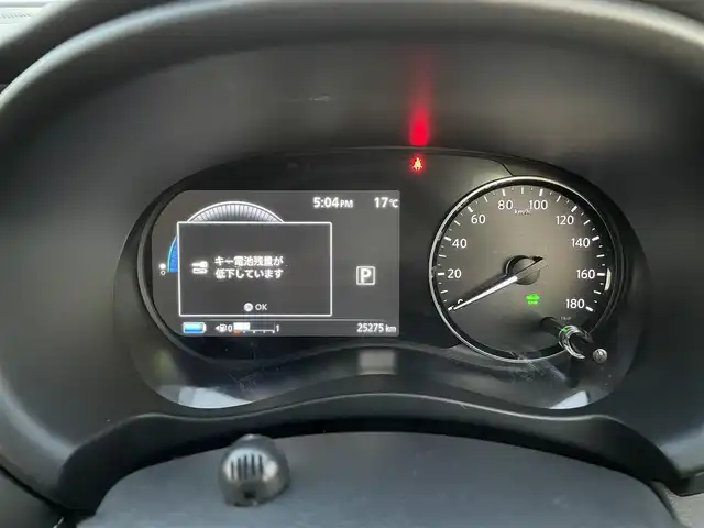 日産 キックス X 島根県 2021(令3)年 2.6万km ブリリアントホワイトパール 登録時走行距離25275km/保証書/取扱説明書/ワンオーナー/純正ナビ（フルセグTV・Bluetooth・CD・DVD・FM・AM）/プロパイロット/アラウドビューモニター/デジタルインナーミラー/プッシュスタート/LEDヘッドライト/衝突被害軽減システム/ETC2.0