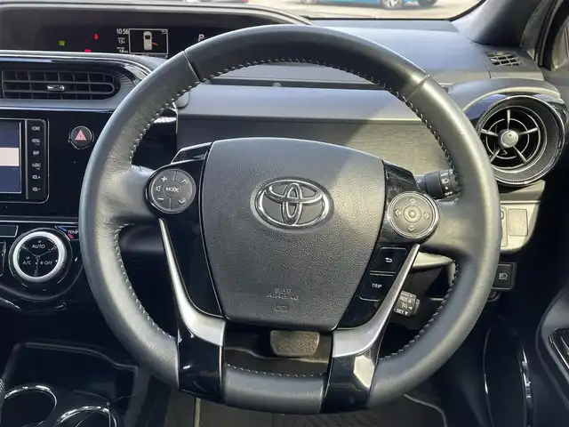 トヨタ アクア G GRスポーツ 岡山県 2019(令1)年 7万km パール 純正メモリナビ　NSZT-W68T/フルセグTV、CD、DVD、Bluetooth、AM、FM/バックカメラ/ETC/前後ドライブレコーダー/クルーズコントロール/TRDフロントスポイラー