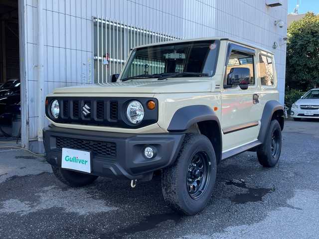 スズキ ジムニー シエラ JL 神奈川県 2022(令4)年 0.3万km シフォンアイボリーM ワンオーナー/プッシュスタート/社外SDナビ/Bluetooth接続/ビルトインETC/シートヒーター/デジタルインナーミラー型ドライブレコーダー/ダウンヒルアシスト/オートライト/電動格納ミラー/LEDライト、フォグライト