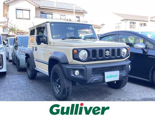 スズキ ジムニー シエラ JL 神奈川県 2022(令4)年 0.3万km シフォンアイボリーM ワンオーナー/プッシュスタート/社外SDナビ/Bluetooth接続/ビルトインETC/シートヒーター/デジタルインナーミラー型ドライブレコーダー/ダウンヒルアシスト/オートライト/電動格納ミラー/LEDライト、フォグライト