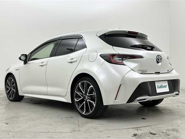 トヨタ カローラ スポーツ ハイブリッドG Z 宮城県 2019(令1)年 5.3万km ホワイトパールクリスタルシャイン 禁煙車/ワンオーナー/トヨタセーフティーセンス/・レーダークルーズコントロール/・プリクラッシュセーフティーシステム/・レーントレーシングアシスト/・オートマチックハイビーム/・リアクロストラフィックアラート/・パーキングサポートブレーキ/・ロードサインアシスト/ブラインドスポットモニター/純正9インチナビ/（BT.CD.DVD.AM.FM.USB）/フルセグテレビ/バックカメラ/社外ドライブレコーダー（F）/ビルトインETC/電動パーキングブレーキ/AUTOHOLD/前席シートヒーター/革巻きステアリング/ステアリングスイッチ/プッシュスタート/スマートキー/スペアキー/純正フロアマット/純正ドアバイザー/純正18インチアルミホイール/LEDヘッドライト/LEDフォグランプ/アイドリングストップ/横滑り防止機能