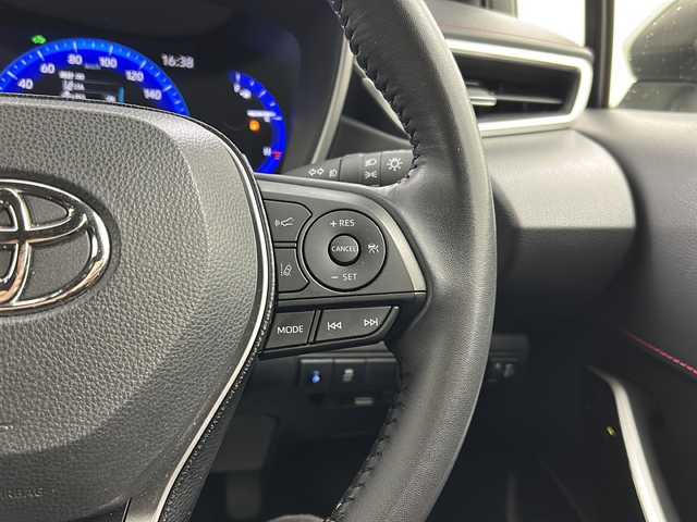 トヨタ カローラ スポーツ ハイブリッドG Z 宮城県 2019(令1)年 5.3万km ホワイトパールクリスタルシャイン 禁煙車/ワンオーナー/トヨタセーフティーセンス/・レーダークルーズコントロール/・プリクラッシュセーフティーシステム/・レーントレーシングアシスト/・オートマチックハイビーム/・リアクロストラフィックアラート/・パーキングサポートブレーキ/・ロードサインアシスト/ブラインドスポットモニター/純正9インチナビ/（BT.CD.DVD.AM.FM.USB）/フルセグテレビ/バックカメラ/社外ドライブレコーダー（F）/ビルトインETC/電動パーキングブレーキ/AUTOHOLD/前席シートヒーター/革巻きステアリング/ステアリングスイッチ/プッシュスタート/スマートキー/スペアキー/純正フロアマット/純正ドアバイザー/純正18インチアルミホイール/LEDヘッドライト/LEDフォグランプ/アイドリングストップ/横滑り防止機能