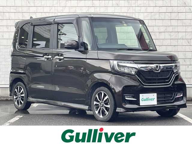 ホンダ Ｎ ＢＯＸ 秋田県 2020(令2)年 2.6万km プレミアムグラマラスブロンズP ・純正ナビ/・フルセグTV/・Bluetooth/・バックカメラ/・追従式クルーズコントロール/・前後コーナーセンサー/・ホンダセンシング/・レーンキープアシスト/・片側パワースライドドア/・シートヒーター/・ETC/・純正フロアマット/・ドラレコ/・スペアキー/・エンジンスターター