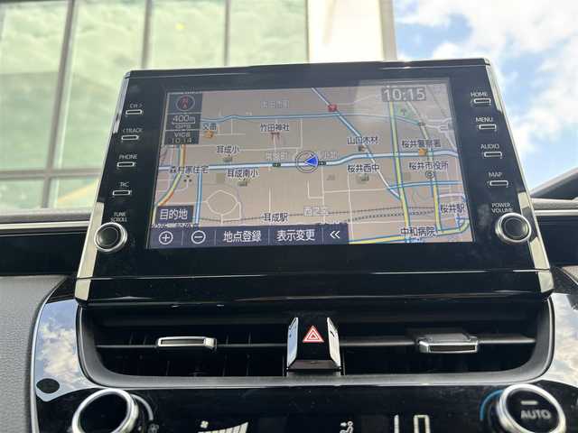 トヨタ カローラツーリング ハイブリッド ダブルバイビー 奈良県 2020(令2)年 2.3万km スパークリングブラックパールクリスタルシャイン 10.5インチディスプレイオーディオ /ナビキット装備 /レーダークルーズコントロール /ブラインドスポットモニター　/ETC2.0 /バックカメラ /LEDヘッドライト /ハーフレザーシート /トヨタセーフティセンス/前後ドライブレコーダー/オートライト/オートハイビーム/LEDヘッドライト