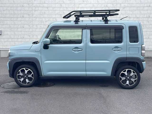 スズキ ハスラー HYBRID X ターボ 香川県 2020(令2)年 7.4万km オフブルーM 社外ナビ/フルセグＴＶ/バックカメラ/ＬＥＤヘッドライト/コーナーセンサー/レーダークルーズ/オートライト/横滑り防止/アイドリングストップ