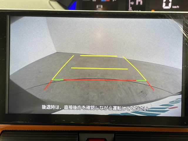 ダイハツ タント ファンクロスターボ 鹿児島県 2024(令6)年 0.3万km ブラックマイカメタリック/フォレストカーキメタリック 純正9インチディスプレイオーディオ/（BT/フルセグTV）/両側パワースライドドア/レーダークルーズコントロール/スマートアシスト/オートライト/バックカメラ/コーナーセンサ―/シートヒーター/ルーフレール/ステアリングスイッチ/リアサンシェード/スマートキー/プッシュスタート