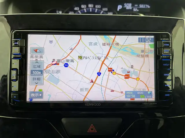 ダイハツ タント カスタム X トップED SA Ⅲ 富山県 2017(平29)年 5.9万km ブラックマイカメタリック 社外ナビ/（FM　AM　CD　DVD）/フルセグテレビ/バックカメラ/ETC/片側パワースライドドア/運転席シートヒーター/前方ドライブレコーダー/プッシュスタート/アイドリングストップ/衝突被害軽減システム/オートマチックハイビーム/横滑り防止システム/アイドリングストップ/純正フロアマット/純正ドアバイザー/純正アルミホイール