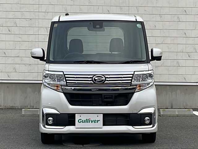 ダイハツ タント カスタム X SAⅡ 山形県 2016(平28)年 2.7万km パールホワイトⅢ 禁煙車/横滑り防止装置/衝突軽減ブレーキ/純正メモリナビ/（DVD/CD/BT/SD/USB/HDMI/AUX）/ワンセグTV/バックカメラ/両側パワースライド/コーナーセンサー/アイドリングストップ/ETC/LEDヘッドライト/フォグランプ/後席サンシェード/純正フロアマット/スマートキー/プッシュスタート/14インチ純正AW