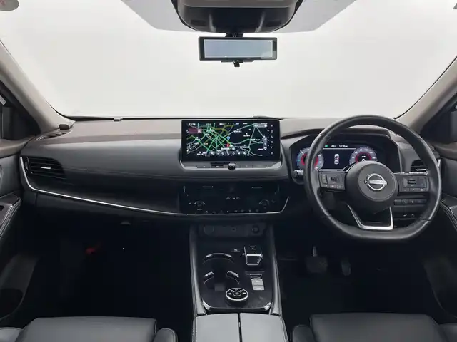 日産 エクストレイル G e－4ORCE 群馬県 2023(令5)年 1.7万km ダイヤモンドブラック 純正12.3型ナビ　全方位カメラ　衝突被害軽減ブレーキ　アダプティブクルーズコントロール　デジタルインナーミラー　ビルトインETC 電動リアゲート　パワーシート　ステアリングヒーター　禁煙車