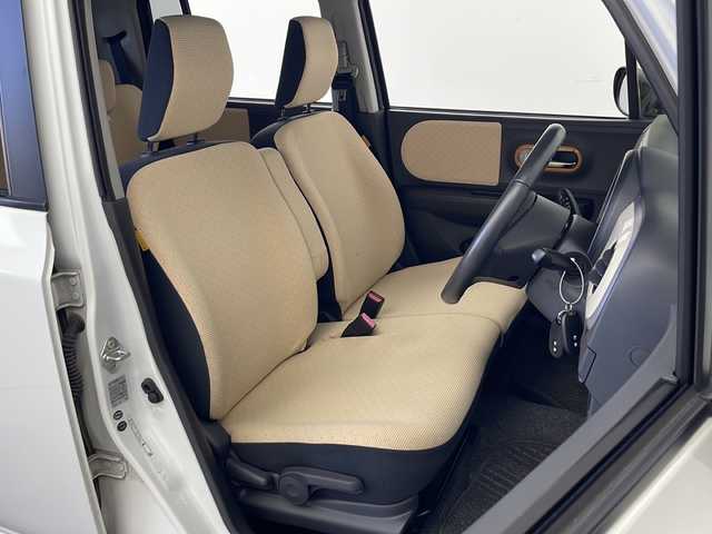 スズキ ラパン XL 秋田県 2014(平26)年 1.7万km パールホワイト ４WD/プッシュスタート /運転席シートヒーター　　/純正オーディオ　/純正AW /電格ミラー　/スマートキー　/スペアキー有り　/革巻きステアリング　/ライトレベライザー /アイドリングストップ　/オートエアコン  /ウィンカーミラー /社外フロアマット