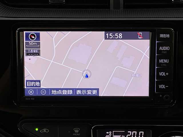 トヨタ アクア S スタイルブラック 新潟県 2021(令3)年 5.7万km ダークブルーマイカ トヨタセーフティセンス/純正SDナビ/　CD/Bluetooth/ワンセグ/パノラミックビューモニター/LEDオートライト/オートハイビーム/ステアリングリモコン/レーンディパーチャーアラート/パーキングサポートブレーキ/ドラレコ/ウィンカーミラー/電格ミラー/スマートキー/ビルトインETC