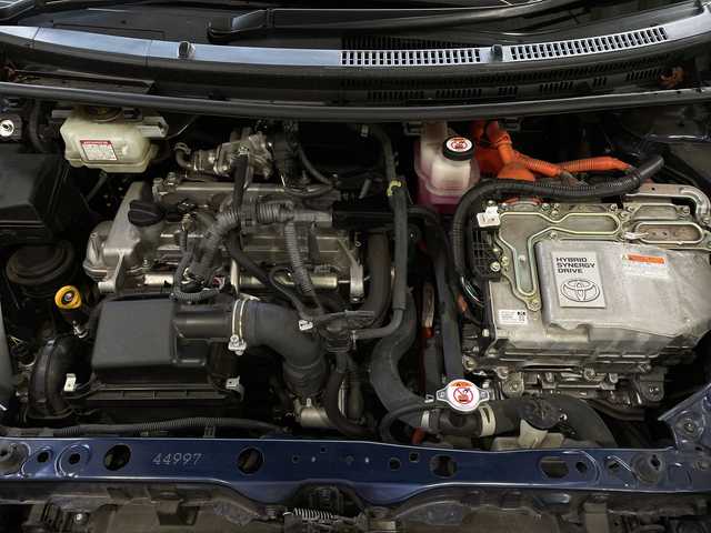 トヨタ アクア S スタイルブラック 新潟県 2021(令3)年 5.7万km ダークブルーマイカ トヨタセーフティセンス/純正SDナビ/　CD/Bluetooth/ワンセグ/パノラミックビューモニター/LEDオートライト/オートハイビーム/ステアリングリモコン/レーンディパーチャーアラート/パーキングサポートブレーキ/ドラレコ/ウィンカーミラー/電格ミラー/スマートキー/ビルトインETC