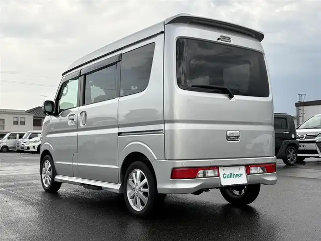 スズキ エブリィ ワゴン PZターボ スペシャル 大分県 2023(令5)年 0.4万km シルキーシルバーメタリック ・ナビ(CD/DVD/SD/BT)/・バックカメラ/・フルセグテレビ/・スズキセーフティサポート/・両側パワースライドドア/・オートステップ/・運転席シートヒーター/・ETC/・コーナーセンサー/・スマートキー/・プッシュスタートボタン/・アイドリングストップ