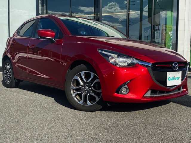 マツダ デミオ XD ブラックレザーリミテッド 兵庫県 2016(平28)年 3.5万km ソウルレッドプレミアムメタリック 純正ナビ/・TV（フルセグTV)/・DVD/CD/AUX/アイドリングストップ/オートくるーす/横滑り防止/衝突軽減ブレーキ/レーンアシスト/クリアナンスソナー/バドルシフト/シートヒーター/ハーフレザーシート/バックモニター/ETC