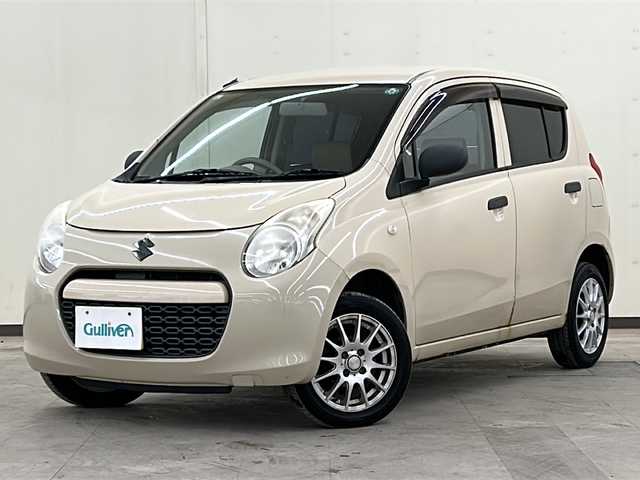スズキ アルト F 道央・札幌 2011(平23)年 12.2万km ミルクティーベージュメタリック 4WD//ドアバイザー//パワーウィンドウ//純正フロアマット