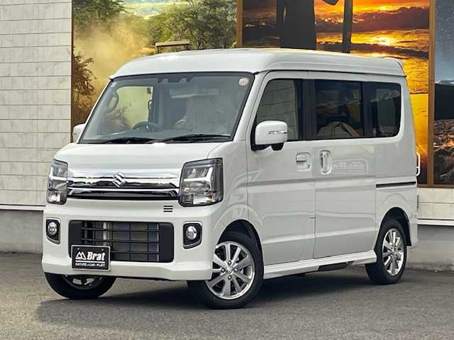 スズキ エブリィ ワゴン PZターボ スペシャル ハイルーフ 愛知県 2025(令7)年 0.1千km パールホワイト 衝突軽減ブレーキ　/ハイルーフ　/ディスプレイオーディオ　/バックカメラ　/両側電動スライドドア　/ＬＥＤヘッドライト/オートライト/運転席シートヒーター　/オートステップ　/リアソナー /プッシュスタート　/スマートキー