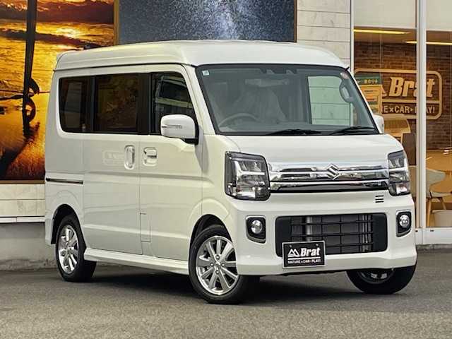 スズキ エブリィ ワゴン PZターボ スペシャル ハイルーフ 愛知県 2025(令7)年 0.1千km パールホワイト 衝突軽減ブレーキ　/ハイルーフ　/ディスプレイオーディオ　/バックカメラ　/両側電動スライドドア　/ＬＥＤヘッドライト/オートライト/運転席シートヒーター　/オートステップ　/リアソナー /プッシュスタート　/スマートキー