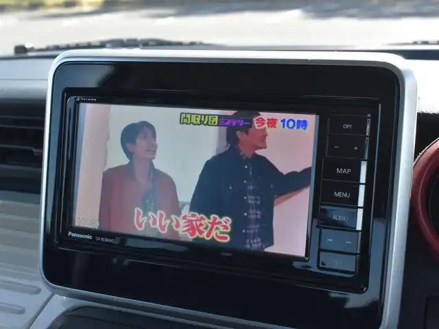 スズキ スペーシア HYBRID X 福岡県 2020(令2)年 5.6万km ライトブルー 社外SDナビ・フルセグTV/（Bluetooth・DVD再生可能）/両側パワースライドドア/スマートキー/セーフティサポート/バックカメラ/バックセンサー/運転席シートヒーター/ETC/新車時保証書/取扱説明書