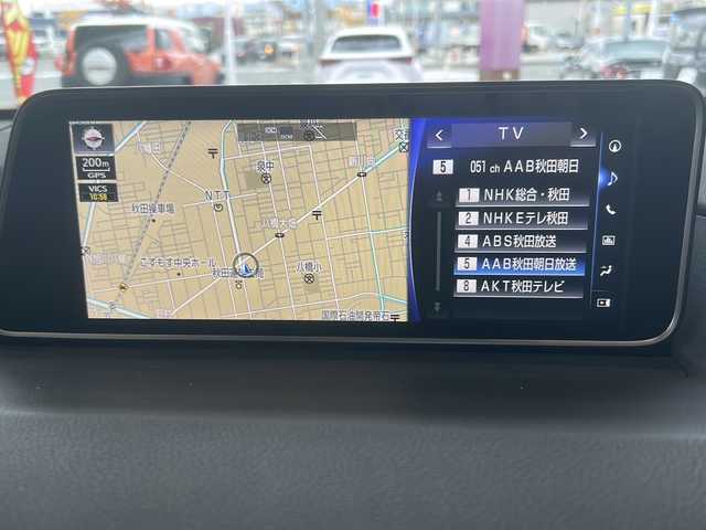 レクサス ＲＸ 200t Fスポーツ 愛知県 2016(平28)年 5.8万km グラファイトブラックガラスフレーク 純正ナビ/・フルセグ/・ＣＤ、ＤＶＤ、ＳＤ/・ＢＴ/・ＵＳＢ/・ＡＵＸ/・ラジオ/サンルーフ/ステアリングヒーター/前席シートヒーター/前席ベンチレーション/後席シートヒーター/後席電動格納/後席サンシェード/ヘッドアップディスプレイ/走行モード切替/オールオートウィンドウ/電動格納ミラー/電動リアゲート/ステアリングスイッチ/パドルシフト/左サイドカメラ