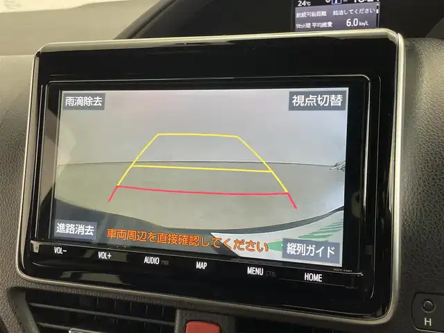 トヨタ ノア Si ダブルバイビー 埼玉県 2018(平30)年 5.4万km ブラッキッシュアゲハガラスフレーク Toyota Safety Sense/純正9インチナビ/【CD・DVD・SD・BT・フルセグTV】/バックカメラ/両側パワースライドドア/純正フリップダウンモニター/純正ドライブレコーダー/クルーズコントロール/リアサンシェード/オートライト/LEDヘッドライト/LEDフォグライト/ビルトインETC /ウィンカーミラー/電動格納ミラー/スマートキー