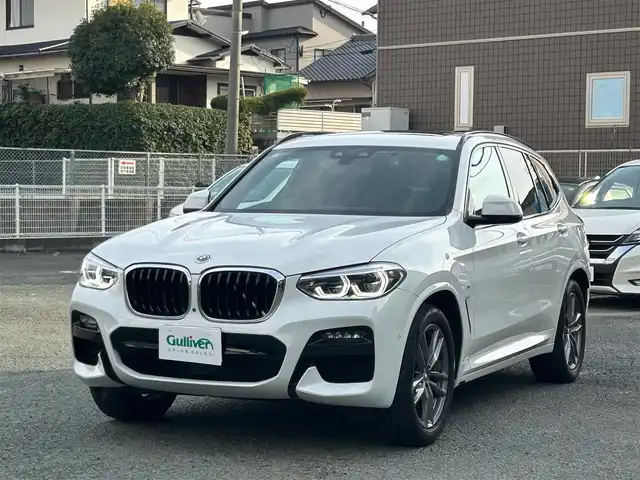 ＢＭＷ Ｘ３ xDrive20d Mスポーツ 熊本県 2021(令3)年 5.2万km アルピンホワイトⅢ サンルーフ/革シート/プッシュスタート/純正ナビ/全方位カメラ/ミラー一体型ETC/ドライブレコーダー/純正19インチAW/レーダークルーズ/パドルシフト/パワーバックドア/ルーフレール/前席パワーシート/全席シートヒーター/LEDヘッドライト/オートライト/フォグライト/前後コーナーセンサー/トノカバー/横滑り防止装置/ウィンカーミラー/フロアマット/新車保証書/取扱説明書