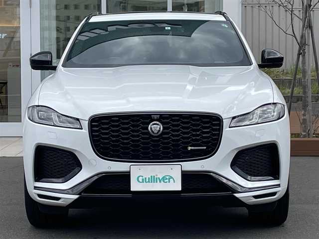ジャガー ジャガー Ｆペース R－ダイナミック SE 道央・札幌 2023(令5)年 1.5万km フジホワイト ・４WD/・ワンオーナー/・衝突軽減ブレーキ/・ディーゼルターボ/・ディスプレイオーディオ/・全方位カメラ/・バックカメラ/・サンルーフ/・レザーシート/・パワーシート/・コーナーセンサー/・クルーズコントロール/・パドルシフト/・前後ドライブレコーダー/・ビルトインETC/・オートエアコン/・オートライト/・レインセンサーワイパー/・社外レーダー/・ブラインドスポットモニター/・プッシュスタート/・スマートキー/・社外AW＆冬タイヤ積込/・純正フロアマット/・ウィンカーミラー/・LEDヘッドライト/・ルーフレール