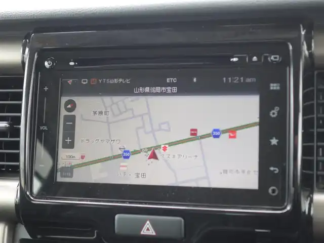 スズキ ハスラー Jスタイル Ⅱ 山形県 2016(平28)年 6.5万km クールカーキPM 4WD/デュアルカメラブレーキサポート/純正メモリナビ/　　【CD BT フルセグ USB AUX】/全周囲カメラ/HIDオートヘッドライト/ハーフレザーシート/シートヒーター/純正15インチアルミホイール/アイドリングストップ/ステアリングスイッチ/電動格納ウィンカーミラー/ミラーヒーター/フォグランプ/スマートキー