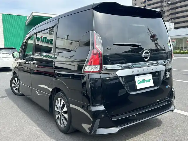 日産 セレナ ハイウェイスター G 島根県 2016(平28)年 5.4万km ダイヤモンドブラック 純正9インチSDナビ/(フルセグ/DVD再生/Bluetooth)/全方位カメラ/フリップダウンモニター　/プロパイロット　/両側パワースライド/ＥＴＣ/エマージェンシーブレーキ　/前席シートヒーター/デジタルインナーミラー/LEDヘッドライト/純正フロアマット
