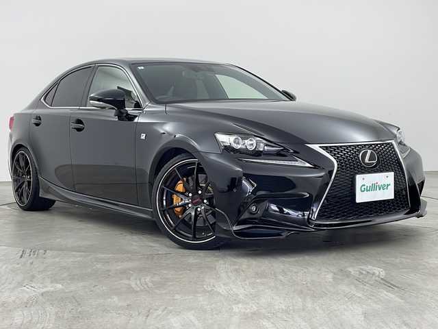 レクサス ＩＳ 250 Fスポーツ Xライン 兵庫県 2015(平27)年 5万km ブラック ・RAYS 19インチAW/・トムス スロットルコントローラー/・AVEST LEDライト/・サンルーフ/・純正ナビ＆BT＆CD＆TV/・レザーシート/・クルーズコントロール/・ブラインドスポットモニター/・パワーシート/・エアシート/・シートヒーター/・パドルシフト/・前後ドライブレコーダー/・クリアランスソナー/・ビルトインETC/・カーテンエアバック/・プッシュスタート/・スペアキー