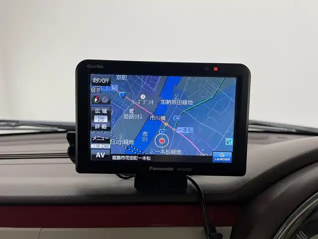 スズキ ラパン ショコラ X 兵庫県 2014(平26)年 5.3万km アーバンブラウンパールメタリック 社外ポータブルＳＤナビ　/ＥＴＣ　/前方ドライブレコーダー　/オートライト　/アイドリングストップ　/プッシュスタート　/社外マフラー　/ルーフキャリア　/純正フロアマット　/ＨＩＤヘッドライト　/スマートキー　/レザーシート