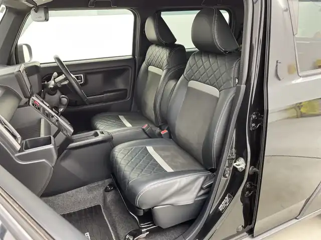 ダイハツ タフト G 新潟県 2021(令3)年 4.8万km ブラックマイカメタリック ストラーダSDナビ【CN-RE07WD】/　CD.DVD.Bluetooth.フルセグTV/バックモニター/衝突被害軽減ブレーキ/コーナーセンサー/前席シートヒーター/アイドリングストップ/ステアリングスイッチ/前後ドライブレコーダー/ETC/電子パーキング/ブレーキホールド/LEDヘッドライト/オートライト/レザー調シートカバー/ガラスルーフ/スマートキー/純正アルミホイール