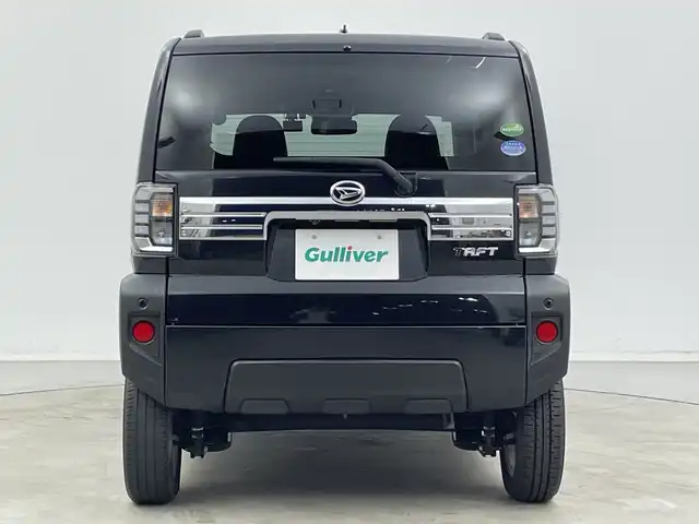 ダイハツ タフト G 新潟県 2021(令3)年 4.8万km ブラックマイカメタリック ストラーダSDナビ【CN-RE07WD】/　CD.DVD.Bluetooth.フルセグTV/バックモニター/衝突被害軽減ブレーキ/コーナーセンサー/前席シートヒーター/アイドリングストップ/ステアリングスイッチ/前後ドライブレコーダー/ETC/電子パーキング/ブレーキホールド/LEDヘッドライト/オートライト/レザー調シートカバー/ガラスルーフ/スマートキー/純正アルミホイール