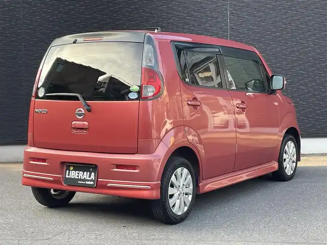 日産 モコ X 大分県 2012(平24)年 7.3万km ピンク 当店買取車両/保証書/取扱説明書/社外ナビ（AVIC-MRZ009）/DTV/Bluetooth/CD/DVD/バックカメラ/ハロゲンヘッドライト/レベライザー/純正14インチAW/純正フロアマット/純正ドアバイザー/スマートキー/電動格納ミラー