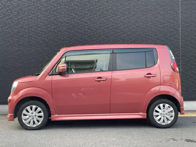 日産 モコ X 大分県 2012(平24)年 7.3万km ピンク 当店買取車両/保証書/取扱説明書/社外ナビ（AVIC-MRZ009）/DTV/Bluetooth/CD/DVD/バックカメラ/ハロゲンヘッドライト/レベライザー/純正14インチAW/純正フロアマット/純正ドアバイザー/スマートキー/電動格納ミラー