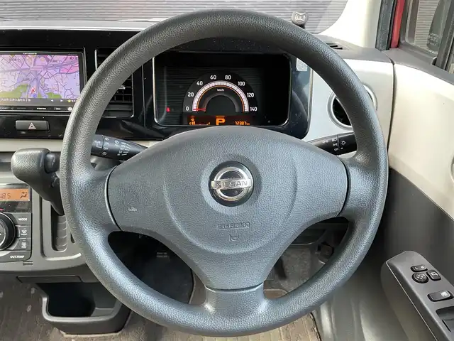 日産 モコ X 大分県 2012(平24)年 7.3万km ピンク 当店買取車両/保証書/取扱説明書/社外ナビ（AVIC-MRZ009）/DTV/Bluetooth/CD/DVD/バックカメラ/ハロゲンヘッドライト/レベライザー/純正14インチAW/純正フロアマット/純正ドアバイザー/スマートキー/電動格納ミラー