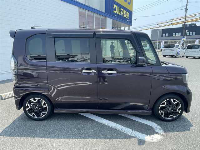 ホンダ Ｎ ＢＯＸ カスタム G L ターボ ホンダセンシング 熊本県 2018(平30)年 8.7万km プレミアムベルベットパープル・パール (株)IDOMが運営する【じしゃロン熊本店】の自社ローン専用車両になります。こちらは現金またはオートローンご利用時の価格です。自社ローンご希望の方は別途その旨お申付け下さい　/社外ナビ（CN-RE04D）/バックカメラ/フルセグテレビ/DVD/CD/Bluetooth接続/ビルトインETC/ハーフレザーシート/両側パワースライドドア/クルーズコントロール/LEDヘッドライト/スマートキー/純正アルミホイール