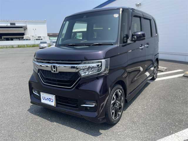 ホンダ Ｎ ＢＯＸ カスタム G L ターボ ホンダセンシング 熊本県 2018(平30)年 8.7万km プレミアムベルベットパープル・パール (株)IDOMが運営する【じしゃロン熊本店】の自社ローン専用車両になります。こちらは現金またはオートローンご利用時の価格です。自社ローンご希望の方は別途その旨お申付け下さい　/社外ナビ（CN-RE04D）/バックカメラ/フルセグテレビ/DVD/CD/Bluetooth接続/ビルトインETC/ハーフレザーシート/両側パワースライドドア/クルーズコントロール/LEDヘッドライト/スマートキー/純正アルミホイール