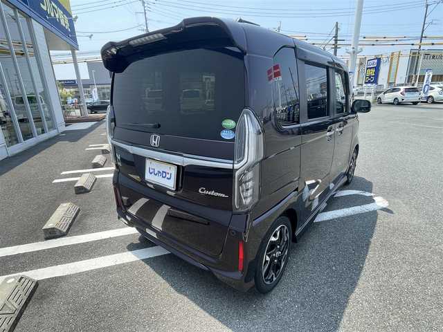 ホンダ Ｎ ＢＯＸ カスタム G L ターボ ホンダセンシング 熊本県 2018(平30)年 8.7万km プレミアムベルベットパープル・パール (株)IDOMが運営する【じしゃロン熊本店】の自社ローン専用車両になります。こちらは現金またはオートローンご利用時の価格です。自社ローンご希望の方は別途その旨お申付け下さい　/社外ナビ（CN-RE04D）/バックカメラ/フルセグテレビ/DVD/CD/Bluetooth接続/ビルトインETC/ハーフレザーシート/両側パワースライドドア/クルーズコントロール/LEDヘッドライト/スマートキー/純正アルミホイール
