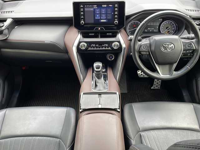 トヨタ ハリアー G 道東・釧路十勝 2020(令2)年 6.9万km プレシャスブラックパール ・4WD/・寒冷地仕様/・ワンオーナー/・純正プレイオーディオ/（BT・USB・AUX・Miracast・フルセグ）/・バックカメラ/・デジタルインナーミラー/・合皮コンビシート/・運転席パワーシート/・パワーバックドア/・トヨタセーフティセンス/・プリクラッシュセーフティ/・レーダークルーズコントロール/・アダプティブハイビームシステム/・レーントレーシングアシスト/・前後コーナーセンサー/・純正ビルトインETC/・ワイパーデアイサー/・LEDヘッドライト/・LEDフォグライト/・純正18インチアルミホイール