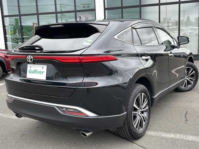 トヨタ ハリアー G 道東・釧路十勝 2020(令2)年 6.9万km プレシャスブラックパール ・4WD/・寒冷地仕様/・ワンオーナー/・純正プレイオーディオ/（BT・USB・AUX・Miracast・フルセグ）/・バックカメラ/・デジタルインナーミラー/・合皮コンビシート/・運転席パワーシート/・パワーバックドア/・トヨタセーフティセンス/・プリクラッシュセーフティ/・レーダークルーズコントロール/・アダプティブハイビームシステム/・レーントレーシングアシスト/・前後コーナーセンサー/・純正ビルトインETC/・ワイパーデアイサー/・LEDヘッドライト/・LEDフォグライト/・純正18インチアルミホイール