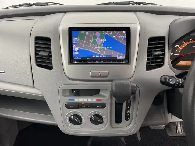 スズキ ワゴンＲ FX 鹿児島県 2010(平22)年 4万km シルキーシルバーメタリック カロッツェリアナビ（AVIC-MRZ07）/FM・AM・DVD・CD/Bluetooth Audio/ワンセグテレビ/バックカメラ/社外13インチアルミホイール/リモコンキー/スペアキー/純正フロアマット/取扱説明書/保証書/ETC
