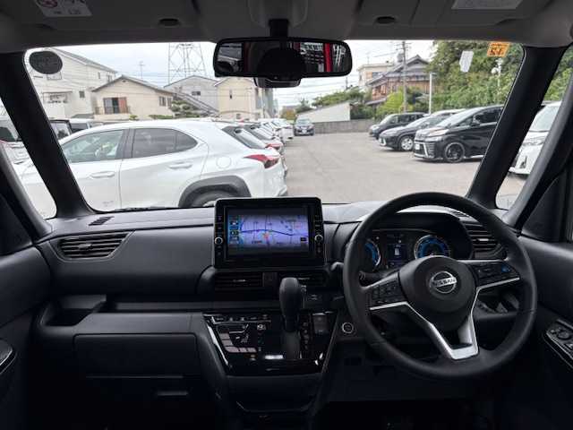 日産 ルークス HWS Gターボ プロパイロットED 大阪府 2020(令2)年 2.5万km スパークリングレッド/ブラック 純正9型ナビ/フルセグ/アラウンドビューモニター/プロパイロット/エマージェンシーブレーキ/車線逸脱警報/クリアランスソナー/両側パワースライドドア/ドライブレコーダー/ビルトインETC/電子パーキング/純正アルミホイール/プッシュスタート/スマートキー×2
