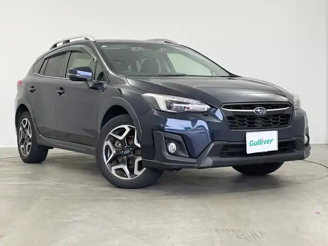 スバル インプレッサ ＸＶ 2．0i－S アイサイト 新潟県 2019(令1)年 6万km ダークブルーパール 純正８インチメモリナビ（Bluetooth・CD・DVD・USB）/バックカメラ　/ルーフレール/フルセグ　/アイサイト　/前席パワーシート　/ＬＥＤオートライト　/レーンキープアシスト　/後方コーナーセンサー　/追従クルーズコントロール/アイドリングストップ　/ヒッチメンバー　/パドルシフト/ETC/純正フロアマット/純正１８インチアルミホイール/スマートキー/スペアキー