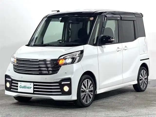 日産 デイズ ルークス ライダーHWSターボ 大阪府 2019(平31)年 3.1万km アメジストブラック/シルキーホワイト 純正9incナビTV 360カメラ シートヒーター 衝突軽減ブレーキ レーンアシスト オートハイビーム スマートキー プッシュスタート パワースライドドア 前後ドライブレコーダー ETC